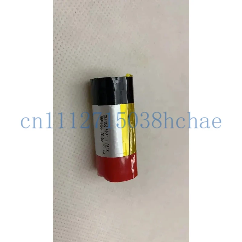 1-2pcs New 3.7V Polymer Lithium Battery 18400 1100MAH Cylindrical Polymer Rechargeable Battery