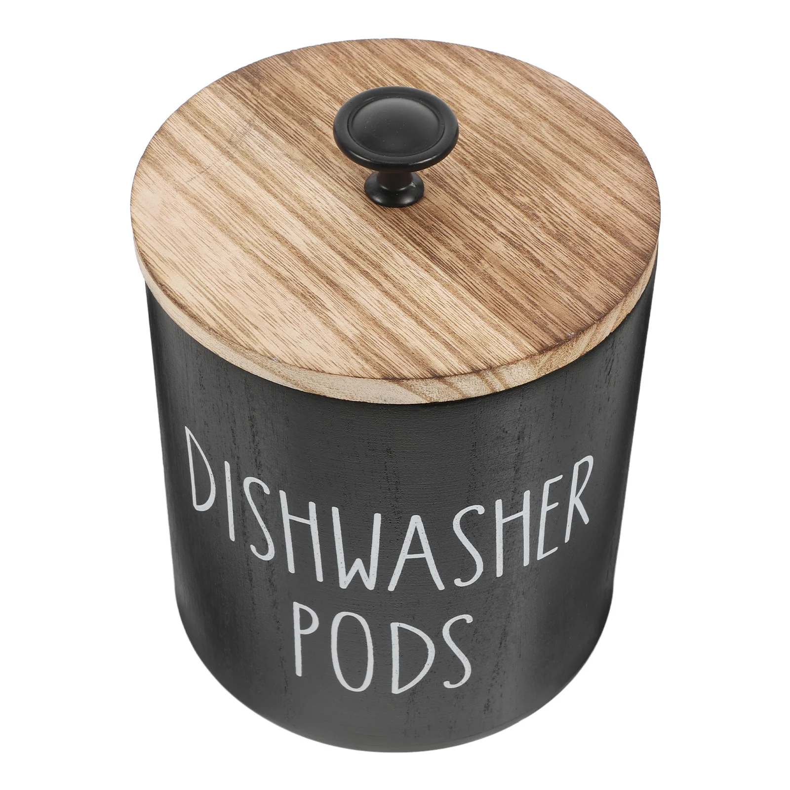 

Dishwasher Storage Box Apothecary Jars with Lids Decorate Dryer Ball Holder Laundry Scent Beads Container Wood Capsules Bin