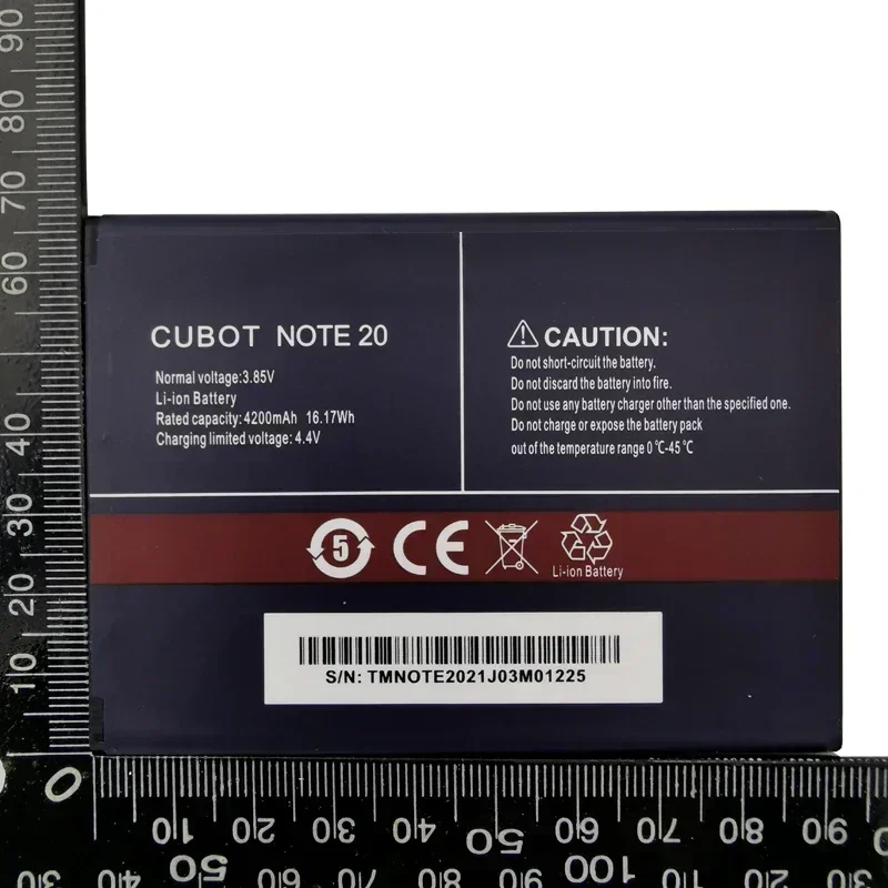 100% Originele Nieuwe 4200mAh Voor Cubot Note 20/Note 20 Pro Telefoon Batterij Hoge Kwaliteit Vervangende Batterijen Bateria