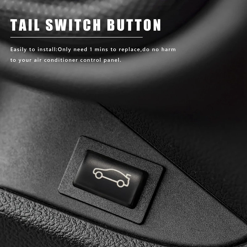 Tailgate Rear Trunk Switch Button Cover for BMW 1 2 3 4 5 6 7 X1 X3 Z4 Series,E81/E82/F22/F23/E90/F30/F32/E60/F10/F11/F01/E84/F2