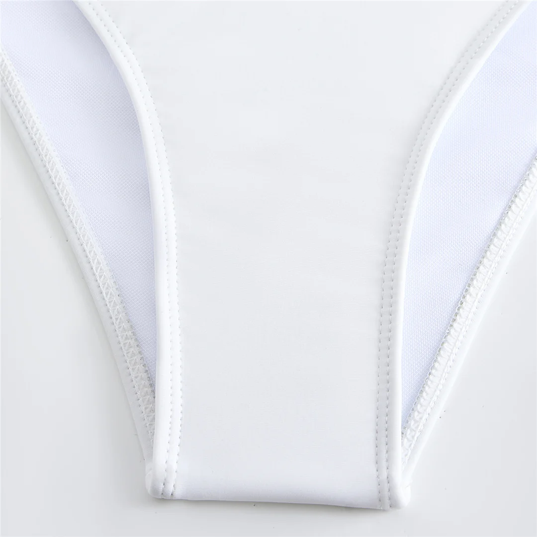 Perlenbesetzter Wickel-Bikini mit Rock, Damen-Badeanzug, dreiteiliges Bikini-Set, Badebekleidung, Badeanzug, Modell V6098 – Detail 10