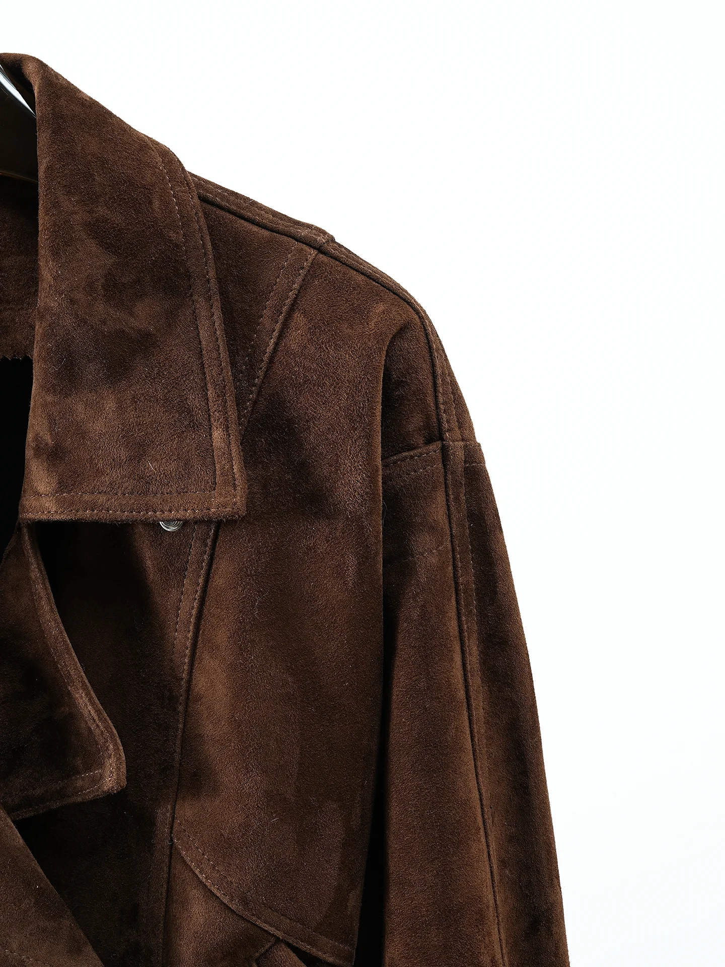 Elegant Vintage Style Women's Loose Fit Real Leather Jacket Spring 2026 Casual Fashion Long Sleeve Short Coat Sheepskin