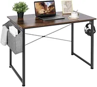 Homfa Desk Computer PC Desk Laptop Table Home Office School  Work Desk Stable with Organizer 100 x 50cm