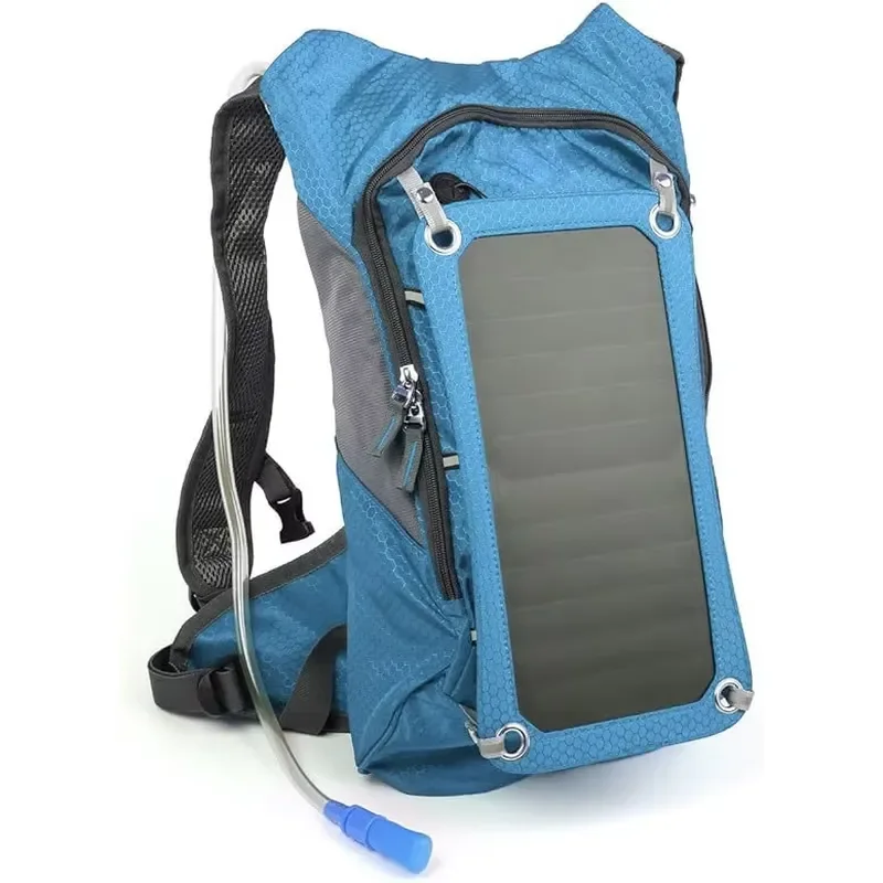 Waterproof Solar Panel Backpack Anti Theft Laptop Bag for Camping Hiking Travel with USB Charging Port Outdoor Notebook 2