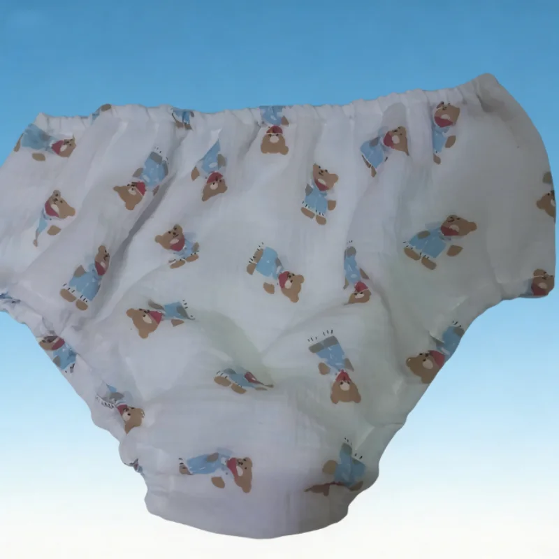 High Quality Pure Cotton Double-layer Women Men Bread Pants Adult Baby Training Panties ABDLSoft Skin Friendly Breathable Briefs