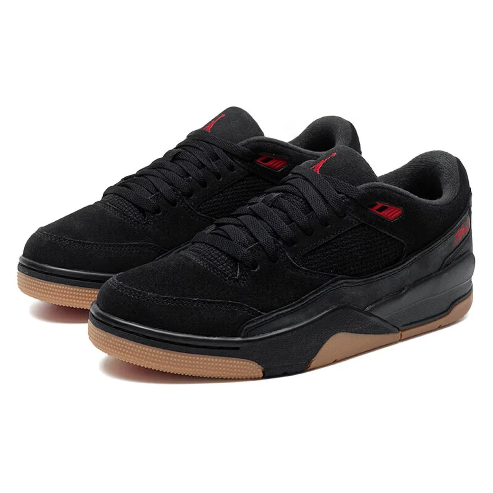 Nike Jordan Flight Court Men's Basketball Shoes - Cushioned, Slip-Resistant, Durable Low-Top Sneakers HF3255-001