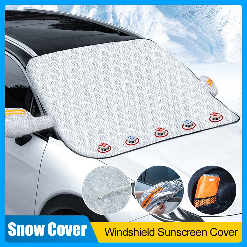 

Car Snow Ice Protector Window Windshield Universal Car Front Windshield Cover Anti Snow Frost Ice Shield Car Windscreen Covers