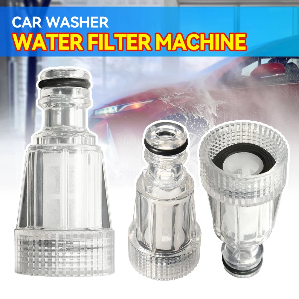 Universal Car Pressure Washer Hose Faucet Quick Connector Washer Plastic Water Filter High-pressure for Connection Fitting