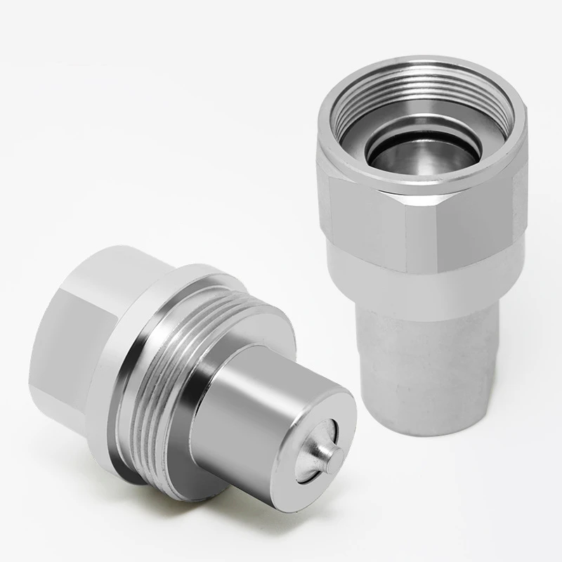 Hydraulic Quick Couping Jonit Coupler 1/4 3/8 1/2 3/4 1 Inch  GT-L1 Screw Tightening Type Carbon Steel Plug Socket Connector