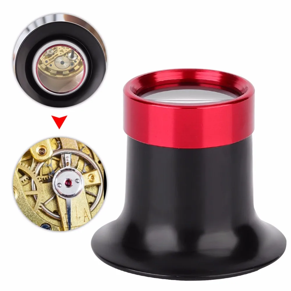 Monocular Eye Loupe Aluminum Alloy Magnifier Glass Diamond Coin Inspection Watch Repair Tool For Jewelers Watchmaker