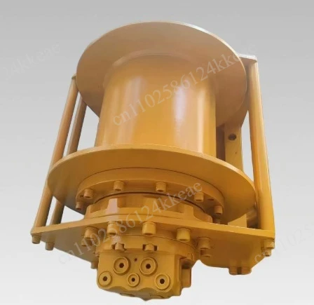 2 tons hydraulic winch, suitable for hydraulic lifting and towing of marine excavators, portable winch