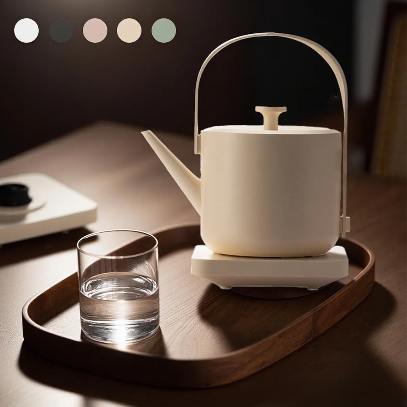 XiaoTi Electric Kettle Beautiful Retro Style 304 Stainless Steel Electric Tea Kettle For Home Office Hotel Fast Boiling 600ml