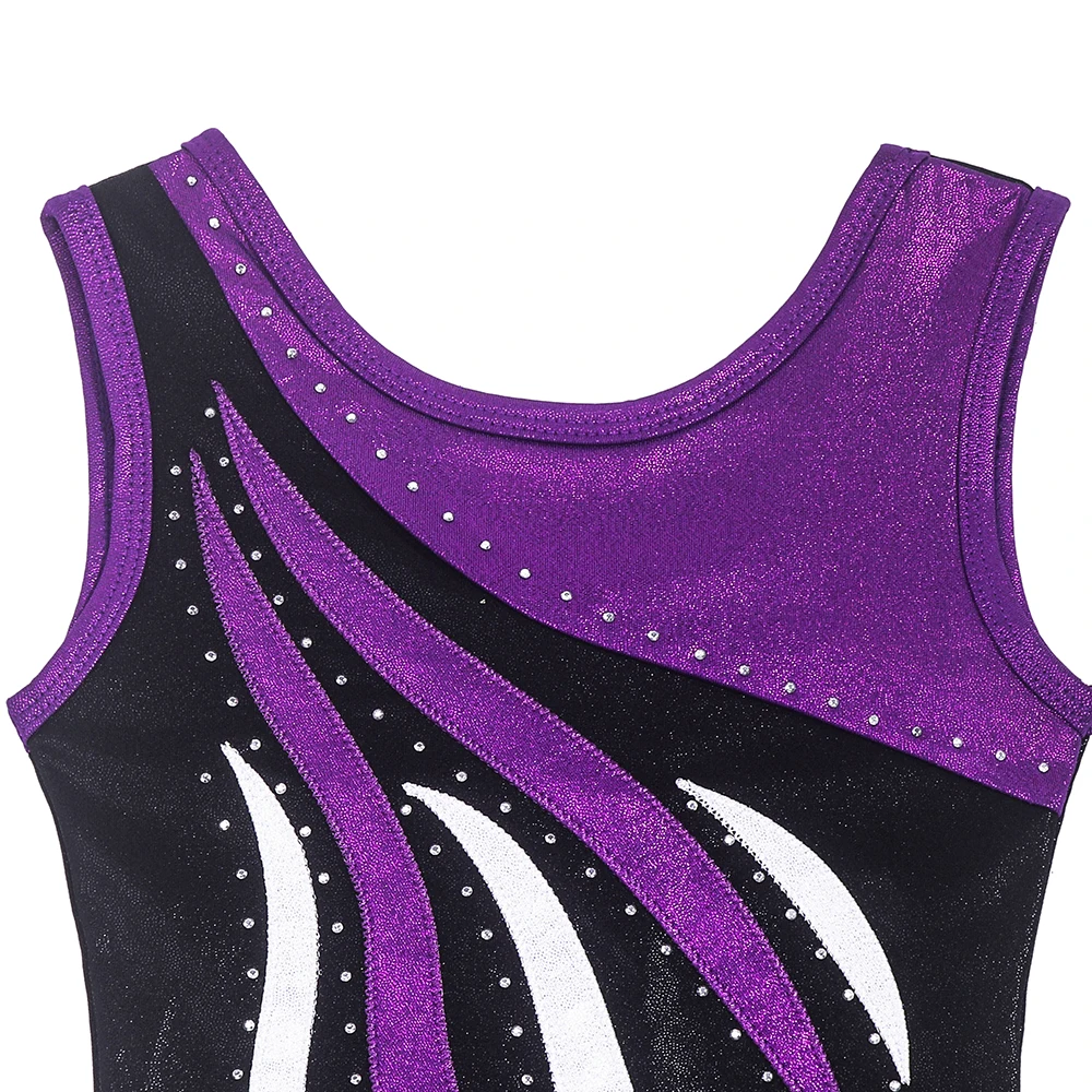 Leotard for Toddler Girls Gymnastics Shorts Sparkle Biketards One Piece Dance Practice Clothes Kids Sleeveless Outfit