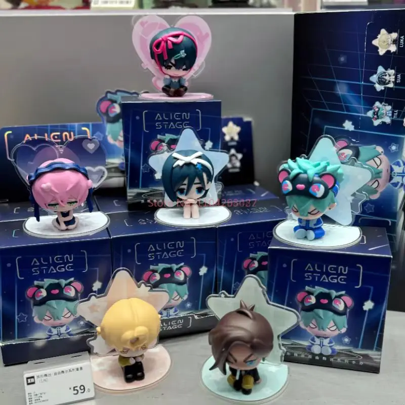 New Hot Alien Stage Free Stage Blind Box Series Mizi Sua Ivan Till Luka Hyuna Anime Figure Modello Periferico Raccogliere Decor Toys