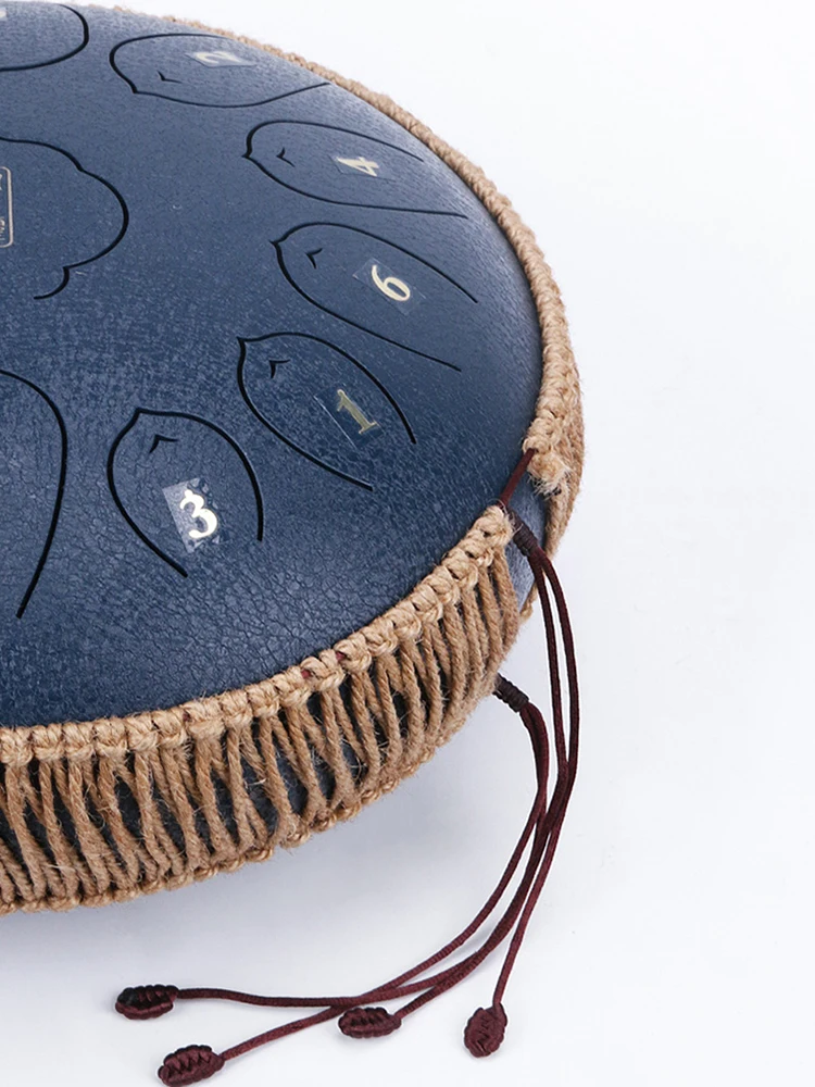 Steel Tongue Drum Wrapped Braided Rope Handmade Handpan Decoration Woven Rattan Rope for 12 inch Ethereal Drum Accessories