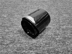 1 Pcs Glossy Black For Mini Cooper F54 F55 F56 F57 R60 R61 F60 R55 R56 R57 R58 R59 S JCW Carbon Exhaust Tip Pipe Car Accessories