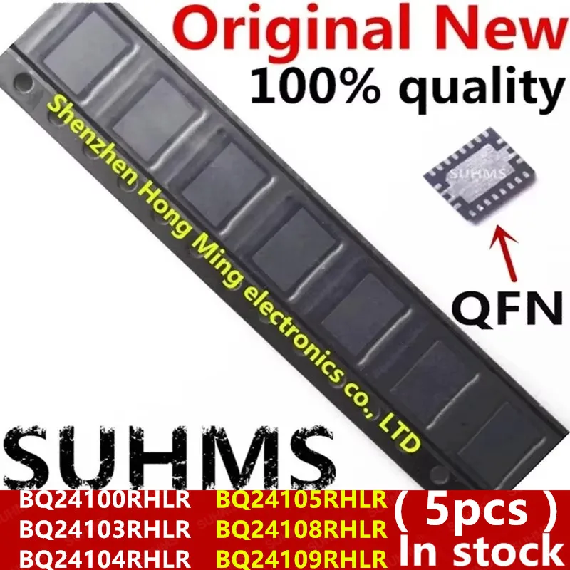 (5 piezas) 100% nuevo BQ24100RHLR CIA BQ24103RHLR CID BQ24104RHLR NXW BQ24105RHLR CIF BQ24108RHLR CIU BQ24109RHLR CDY QFN-20