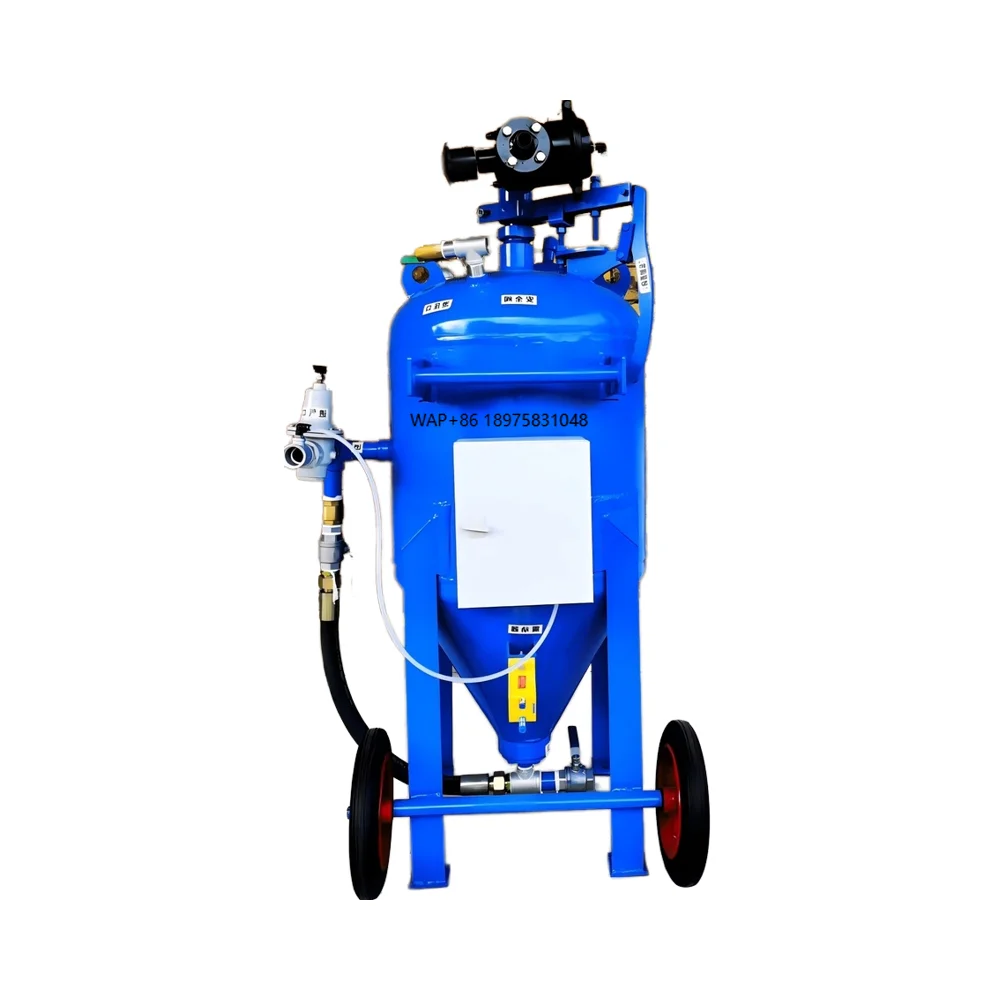 

Hot-Selling Industrial Manual Sandblasting Tank with Venturi Spray 0.1~1 m Capacity 1 Year Warranty