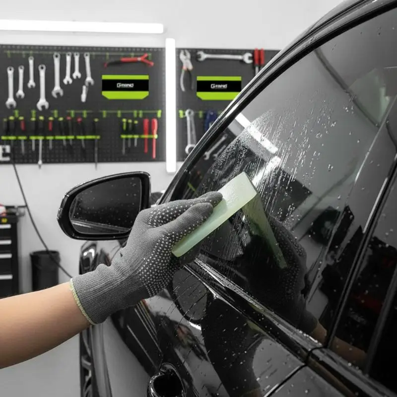Car Film Wrapping Tool Film Scraper Window Tinting Wallpaper Protective Soft Bull Tendon Car Glass Clean Transparent Scraper