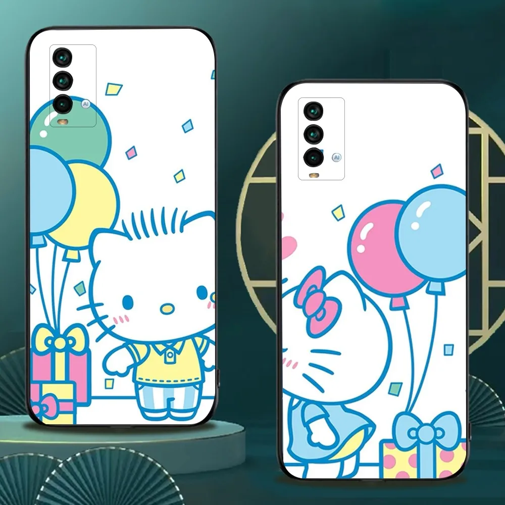 S-Sario H-hello Kitty And Dear D-daniel Phone Case For Xiaomi 11 Redmi Note 11 5G 8T 9A 9 10T Note8Pro Note9 12SUltra Black Case