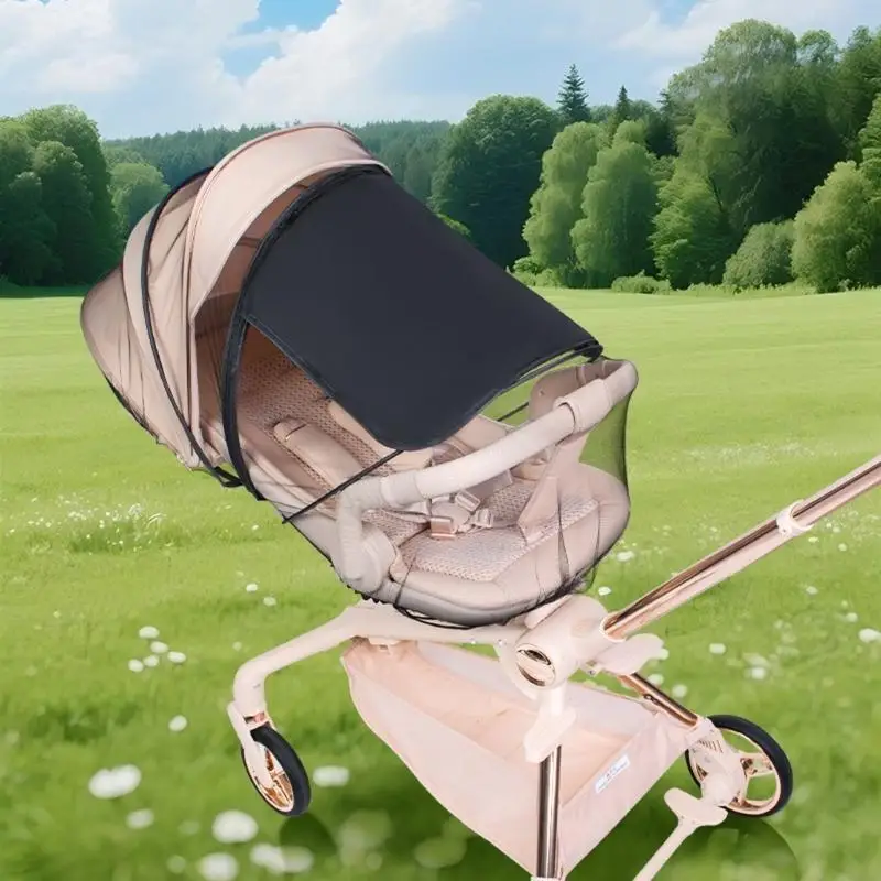   Full Coverage Mosquitoes Net Strollers Insect Net for Baby Carriers Pushchair Universal Pram Canopy Insect Netting Cover