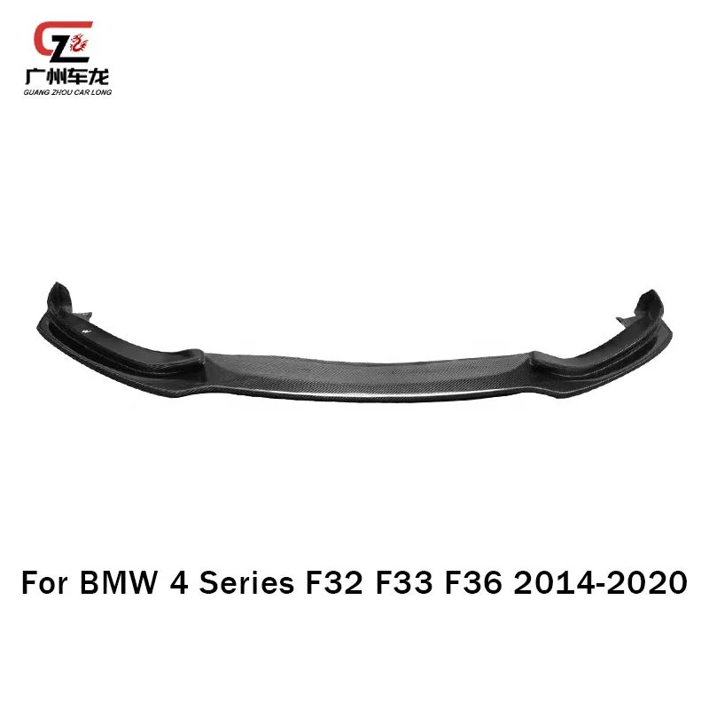 High Quality Carbon Fiber CC Style Car Bumper Front Lip Diffuser For 4 Series F32 F33 F36 2014-2020 Car Bodykit