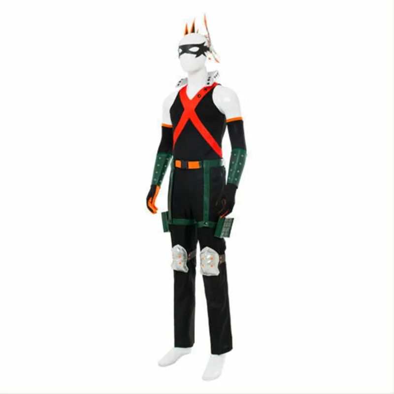 Anime My Hero Cosplay Costume Men Academia Katsuki Bakugo Hero Halloween Carnival Party Suit