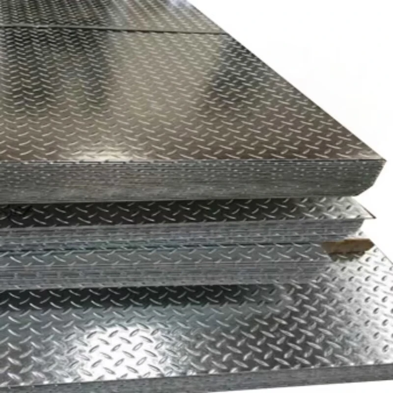 1mm 1.5mm 2mm 3mm Embossed Aluminum Diamond Plates Tread Decorative Stucco Deck Floor Checkered Alloy 5Bars Ribs Non-Slip Boat
