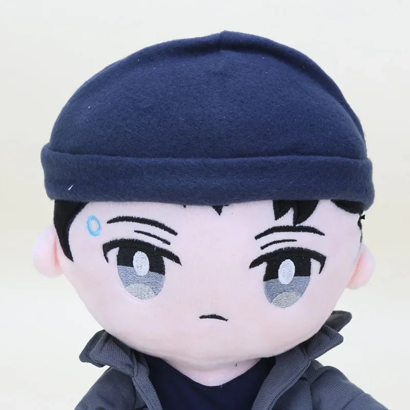 Detroit: Become Human DBH Connor RK800 Plush Stuffed Pillow Doll Cushion Plushie Dress Up Clothes Hat Cute Gift Game