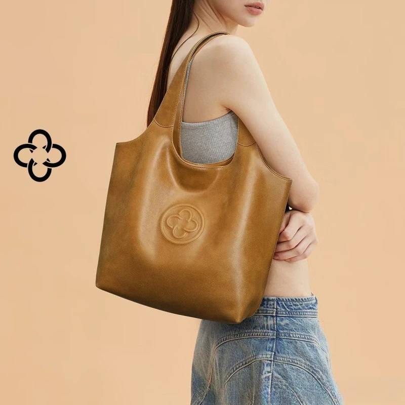 Cassile 2025 Fashion New Style Vest Bag Tote Bag Women's Retro Large Capacity Shoulder Bag