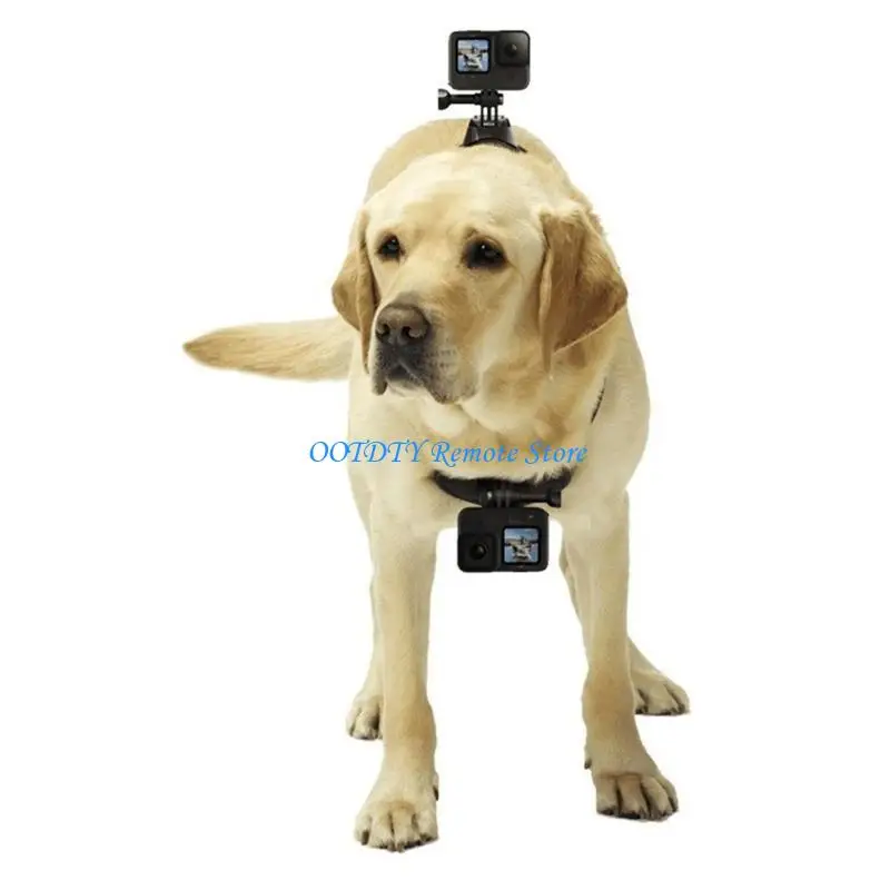 DXAB Dog Harness Mount For Camera Attachment Straps Secures fit Most Size Easy Setups