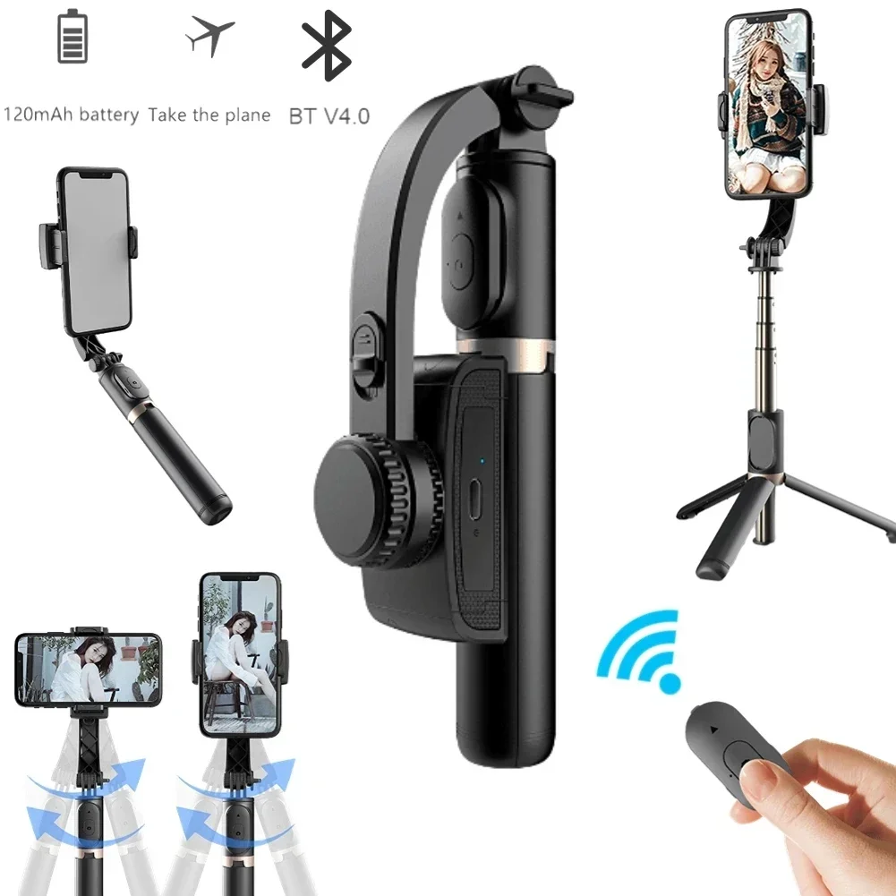 Xiaomi Gimbal Stabilizer Cellphone Tripod Stand Selfie Stick Adjustable Selfie Stick for Smartphone Gopro Vlog Record