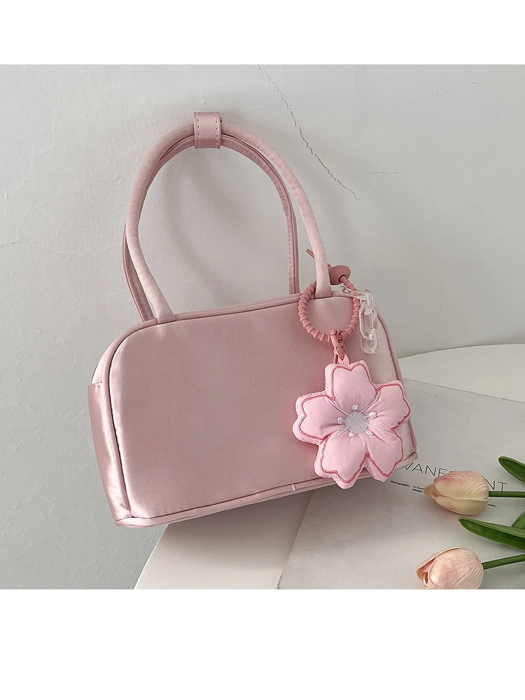 Summer Simple Fashion Women\'s Handbags Cute Pink Casual Commuting All-match Bags High Quality Daily Underarmbags