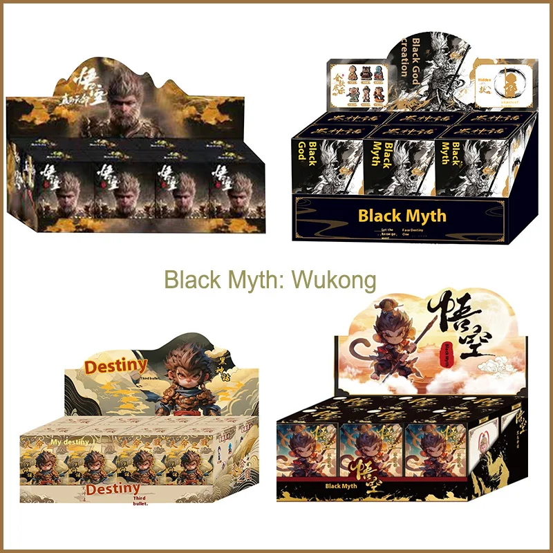 

Горячая игра Black Myth Wukong слепая коробка Battle Of Destiny Коллекционная фигурка декоративный орнамент Wukong Mystery Box детские игрушки