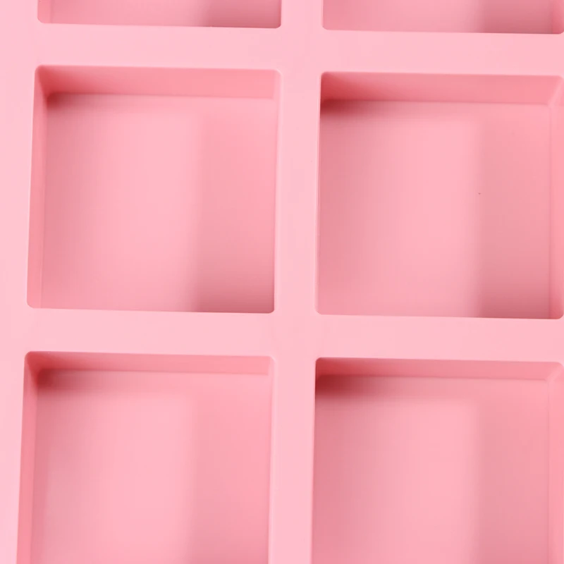 *1Pcs 12-Cavity Square Silicone Molds For DIY Brownie  Fudges Cakes Candy Jelly Bakeware For Kids Baking Decorating Mold