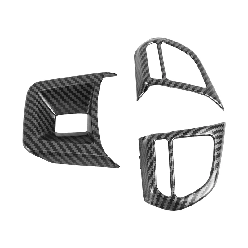 

3Pcs/Set ABS Car Steering Wheel Button Cover Sticker Interior Decoration For MG5 MG6 MG HS ZS Car Styling