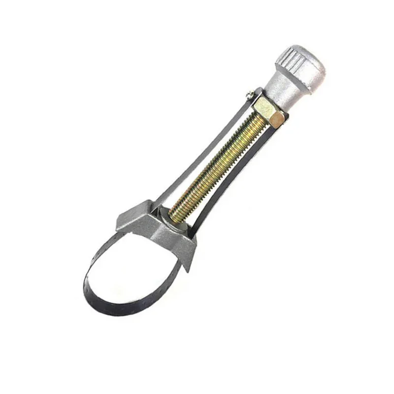 EAFC Car Oil Filter Removal Too Hand Tools Adjustable Automobile 60mm to120mm Diameter Steel Strap Wrench Spark Plug Repair Tool