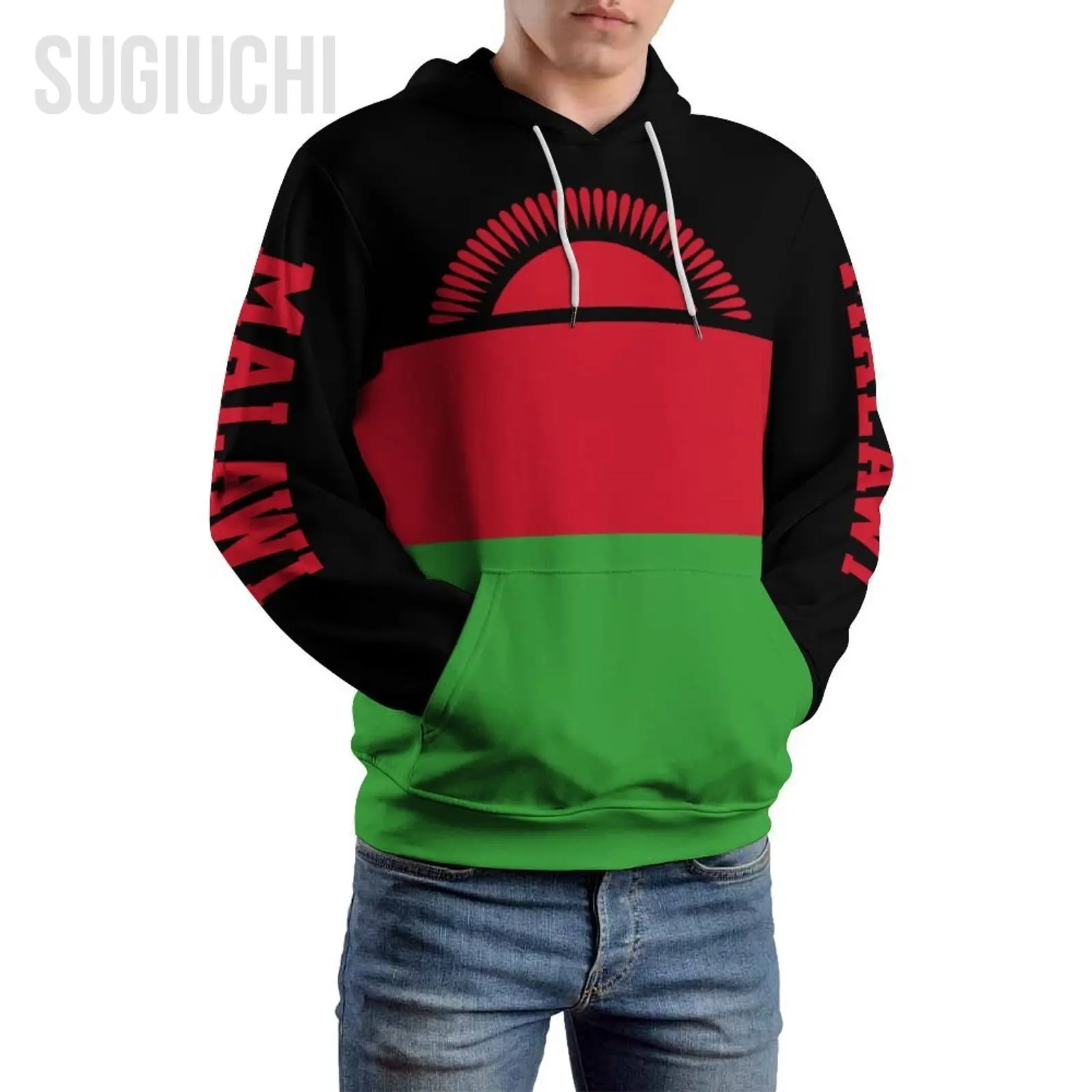 Unisex 3D Hoodie Malawi Flag Men Women Polyester Harajuku Sweatshirt Pullover Hoodies Casual Cool