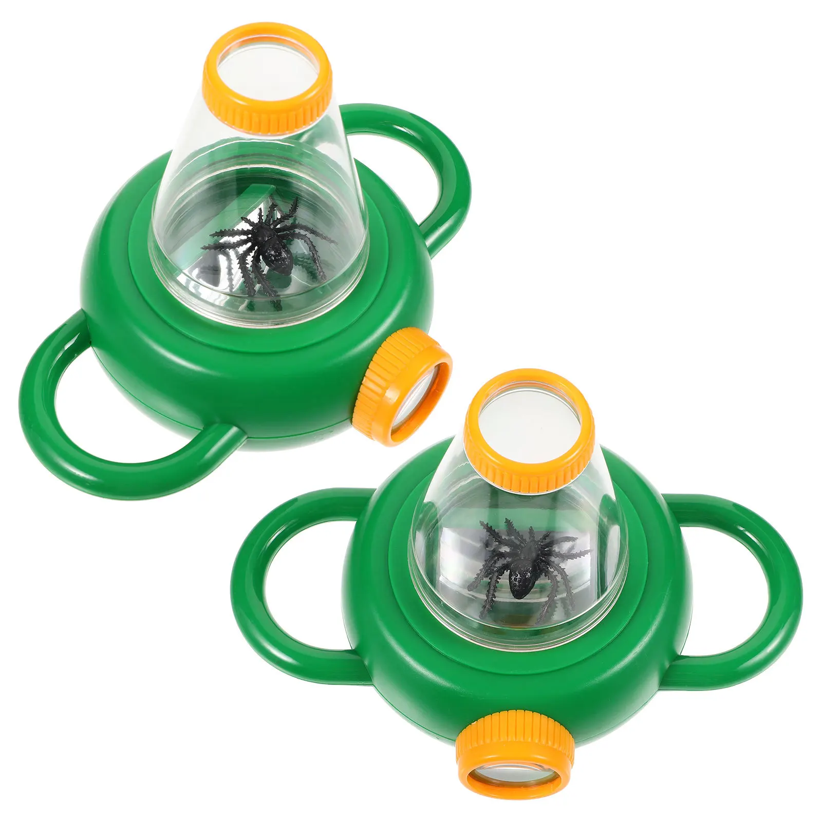 2 Pezzi Scatola per l'Osservazione degli Insetti per Bambini, Visore con Lente d'Ingrandimento in Plastica, Kit Educativo per l'Esplorazione Scientifica