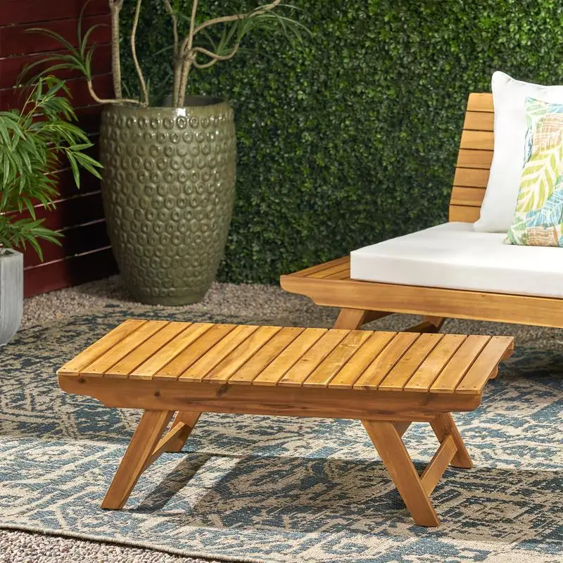 Mesa de centro Sedona – Móveis modernos para sala de estar, design elegante em madeira, perfeito para decoração de casa