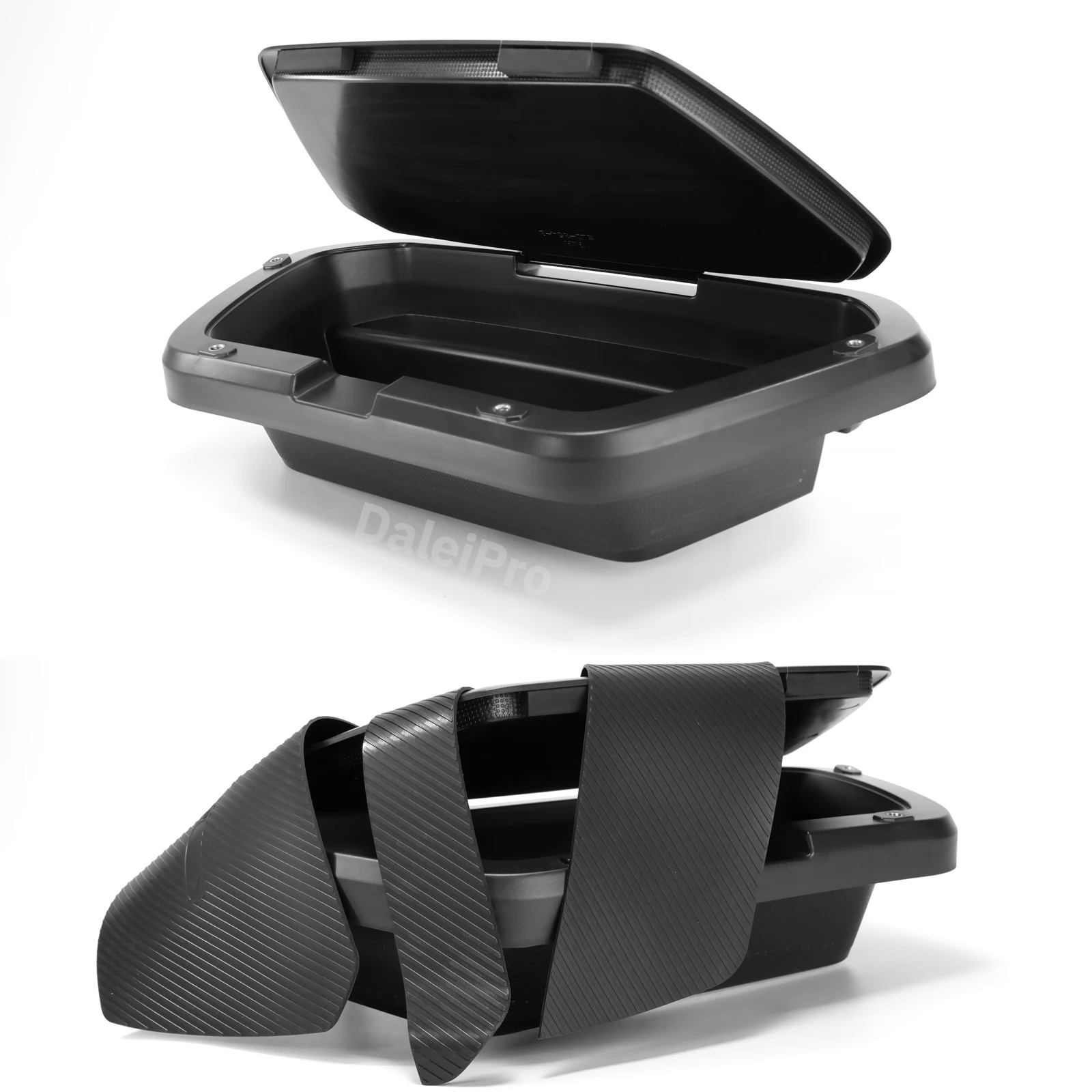 Für Chevrolet Silverado 2019 2020 2021 - 2023 Doppel-Handyhalterung Auto Doppelschichtige Armaturenbrett-Aufbewahrungsbox Verstecktes Fach Organizer – Detail 8