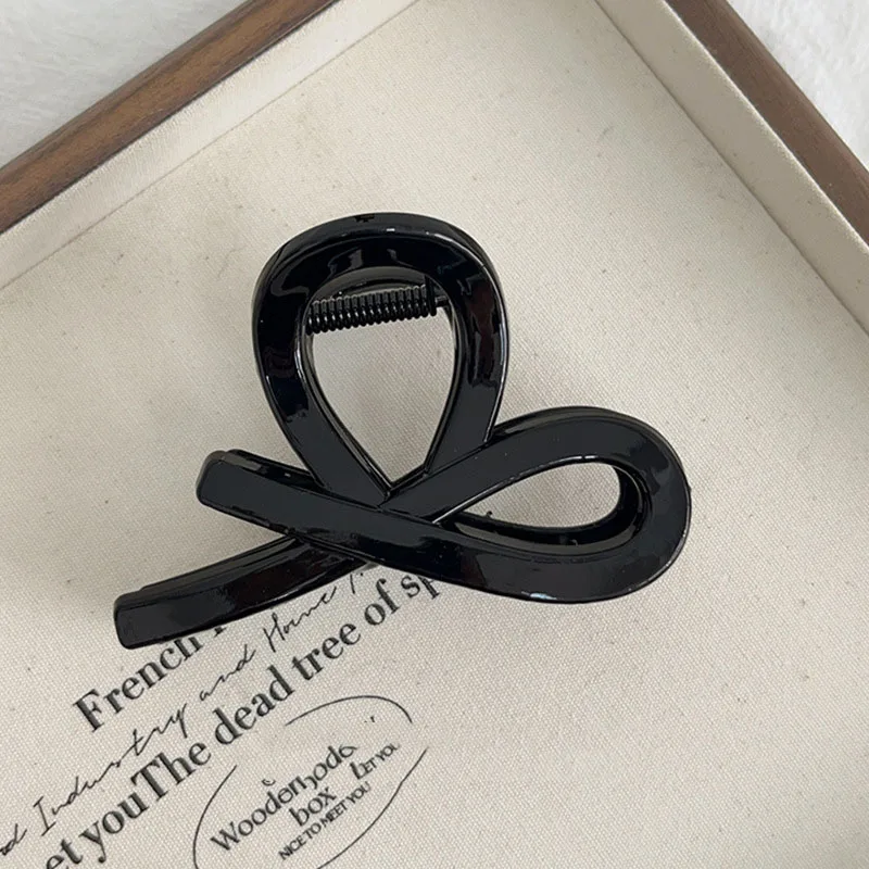 Vintage Haarspange mit geometrischer Schleife für hohe Pferdeschwänze – Haarklammer für Damen, Haarschmuck für den Hinterkopf – Detail 21
