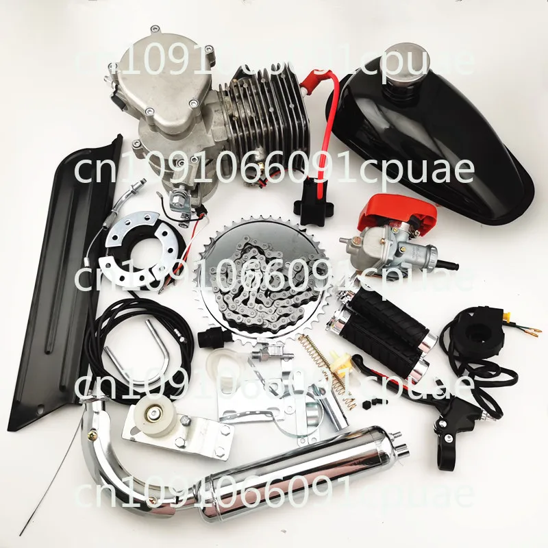 2 Stroke 110cc Bicycle Engine Kit Electric Bicycle 52mm Cylinder Bore YX110