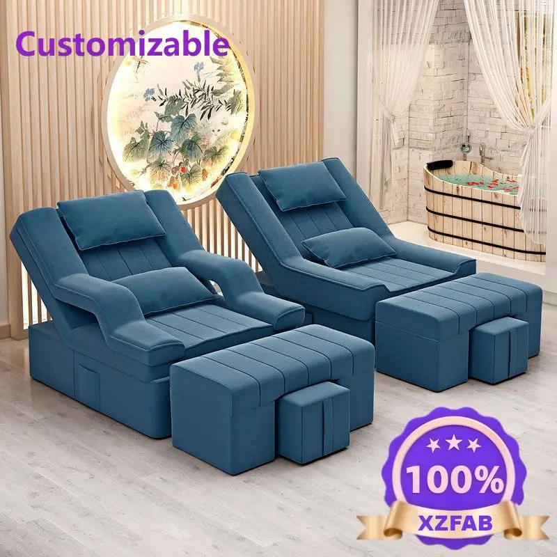 Factory Direct2026Foot Therapy Sofa Foot Bath NailArt Eyelashes Sofa Reclining Chair Massage Bed Sofa Electric Ear Bed Foot Bath