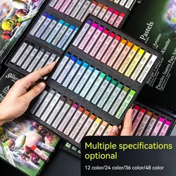 12/24/26/48/72 Colors Oily Pastel Chalk Pastel Colored Chalk Drawing Coloring Art Supplies art supplies for kids Students