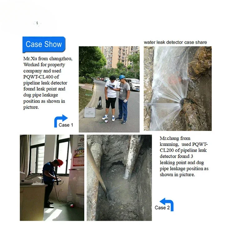 Cross-borderPQWT-CL200 Leak Detector 2M Depth Pipe Leak Detector Water Pipe Leak Detector