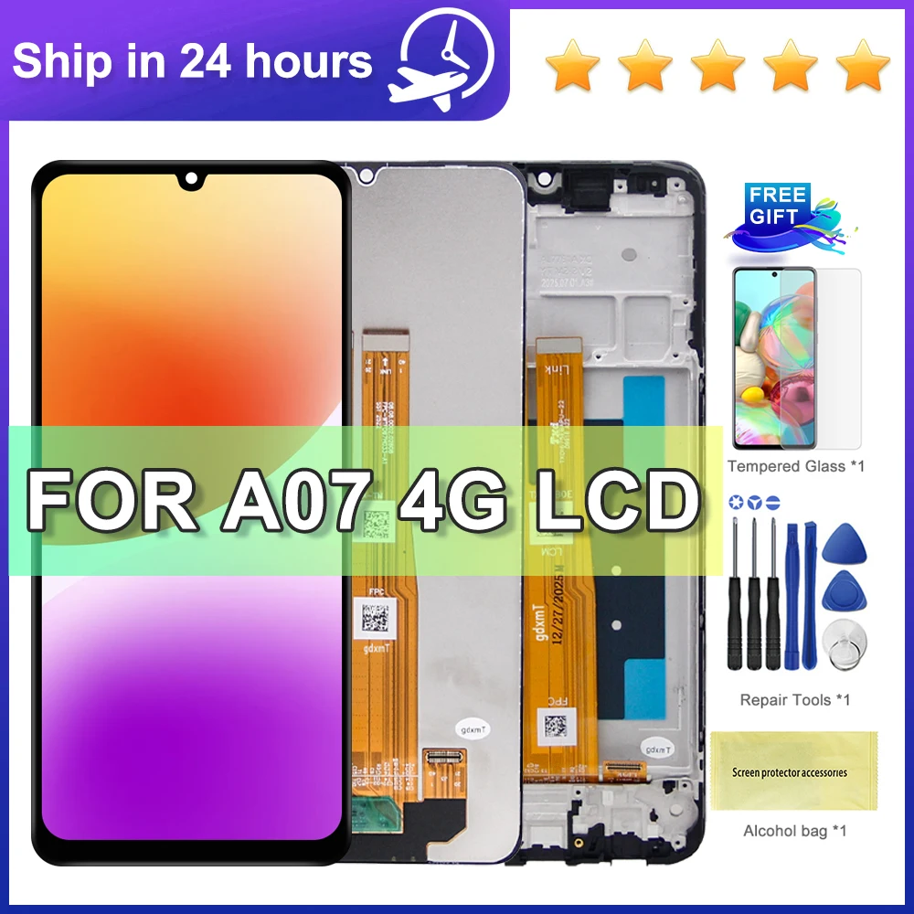 Touch-Digitizer-Baugruppe Ersatz für Samsung A07, A075, SM-A075, LCD-Display, 6,7 Zoll, 4G