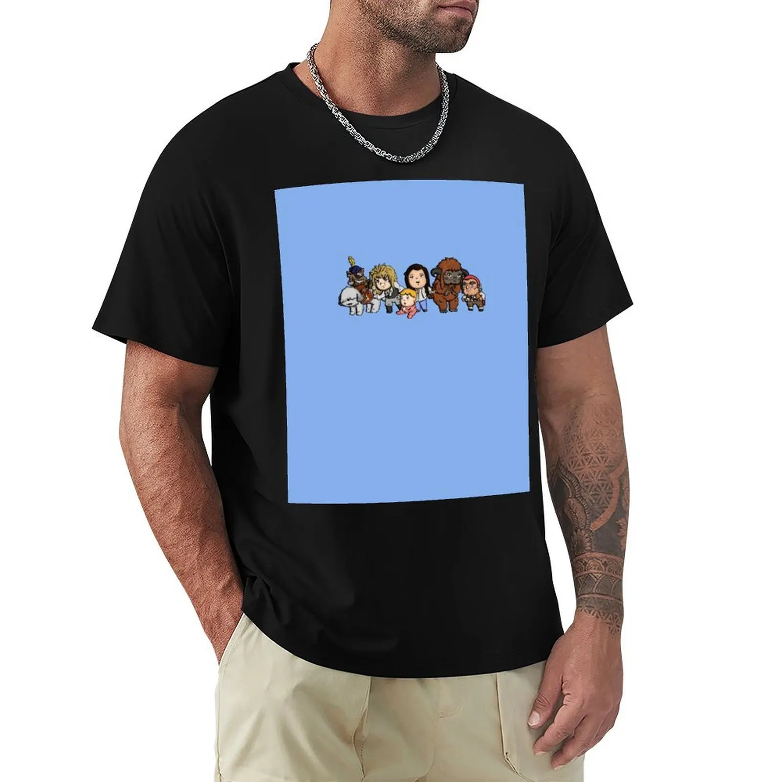 The Labyrinth T-Shirt Soft Casual Short Sleeve Cotton Tee