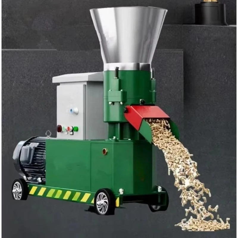Poultry Livestock Feed Granulator High Productivity 100kg/h Capacity /Electric Motor for  Animal Feed