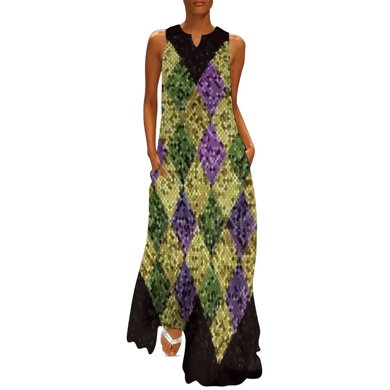 

Mardi Gras Long Dress women's summer dress 2025 Dresses women's evening dresses 2025 womens clothing Dress